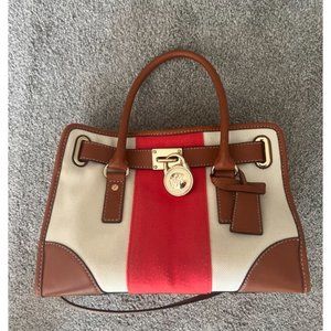 Michael Kors bag beige and orange